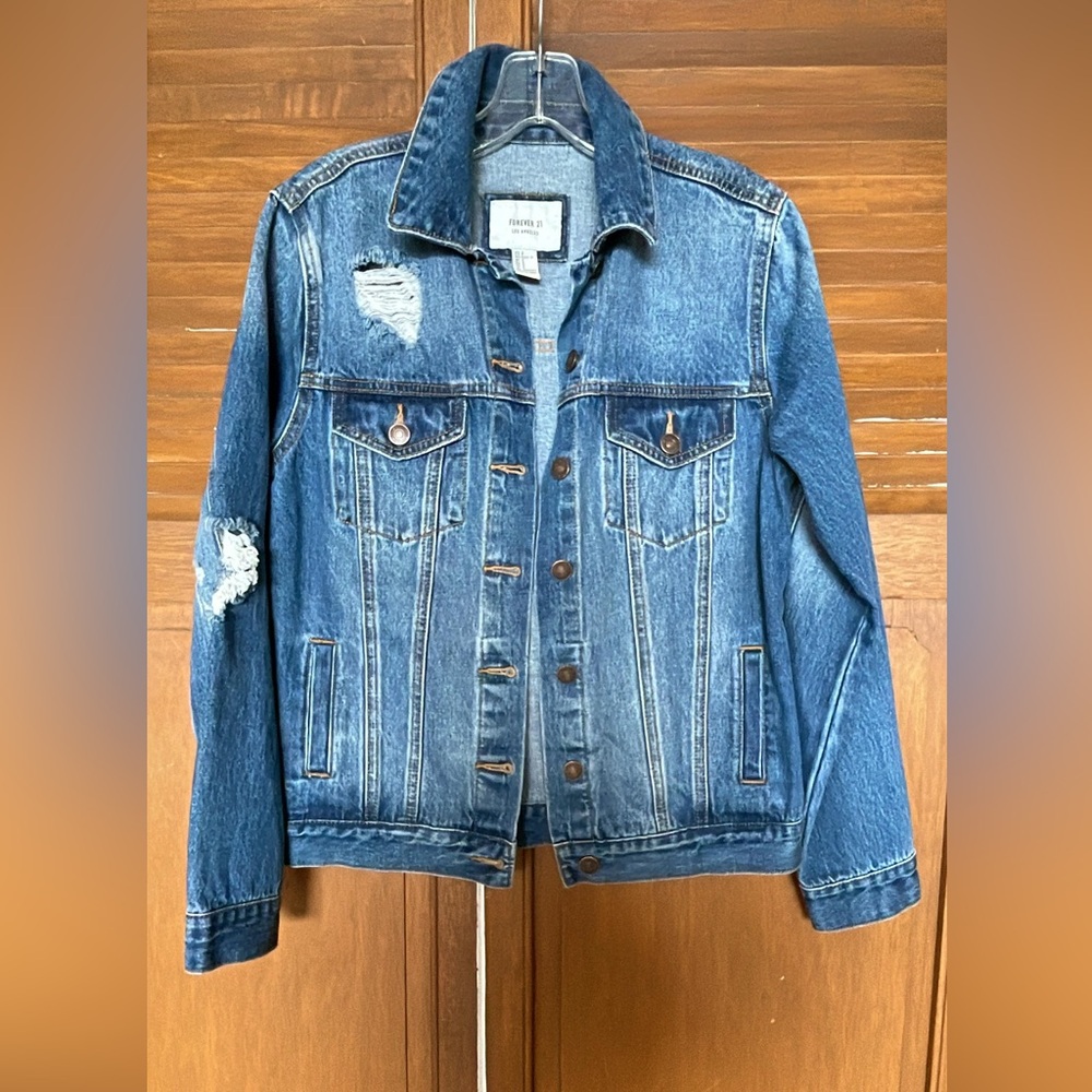 Forever 21 Blue Denim Jacket